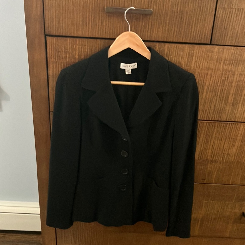 bebe Black Blazer. Size 2. Like New